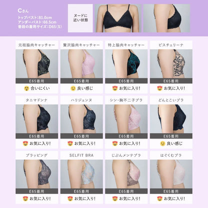 【アウトレット】SELFIT BRA（セルフィットブラ） ブラジャー モカ【 C65 - H90 】