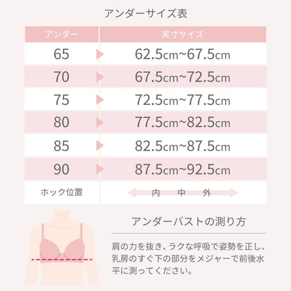 元祖脇肉キャッチャー ブラジャー レディブラック【 B65 - K90 】