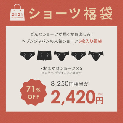 【2026年】ショーツ5点福袋【 M - LL】