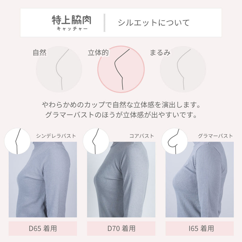【アウトレット】特上脇肉キャッチャー ブラジャー レディブラック【 B65 - K90 】